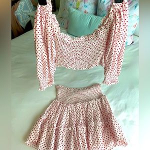 Olivaceous two piece set